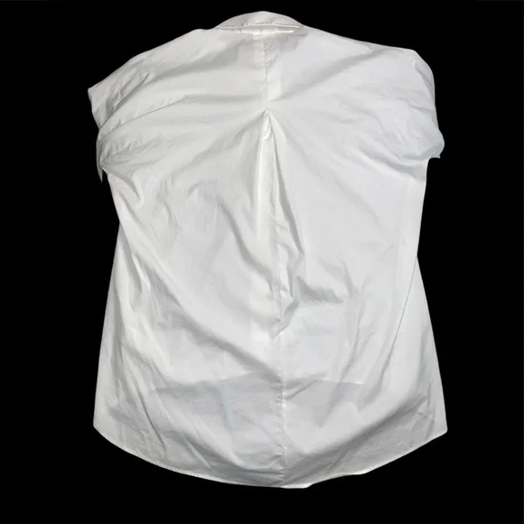 ZARA Woman cotton blend button down blouse - Picture 5 of 9